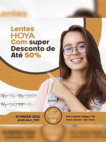 Lentes Hoya com DESCONTO de até 50%