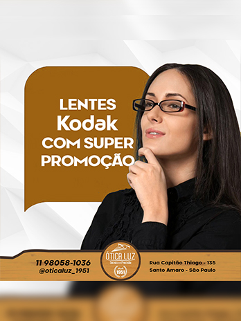 Lentes KODAK em PROMOÇÃO!