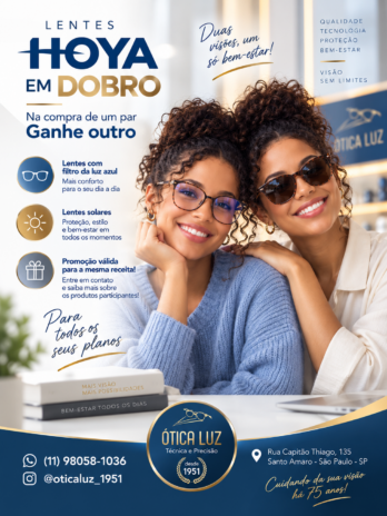 Lentes Hoya EM DOBRO