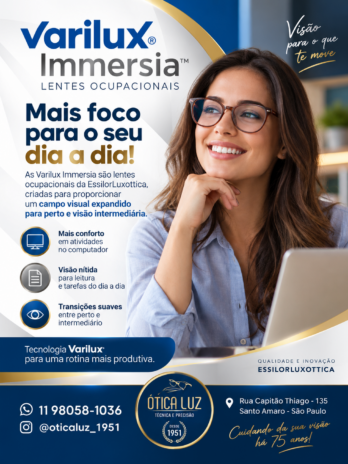 Varilux Immersia - Lentes Ocupacionais